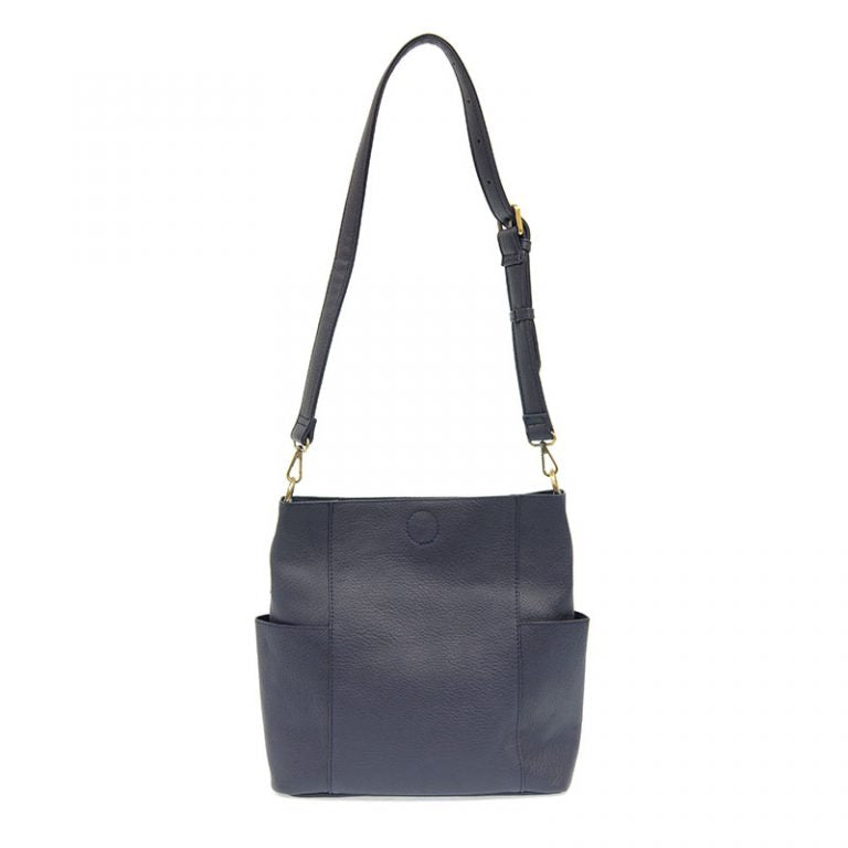 Kayleigh Crossbody Bucket Bag - Navy