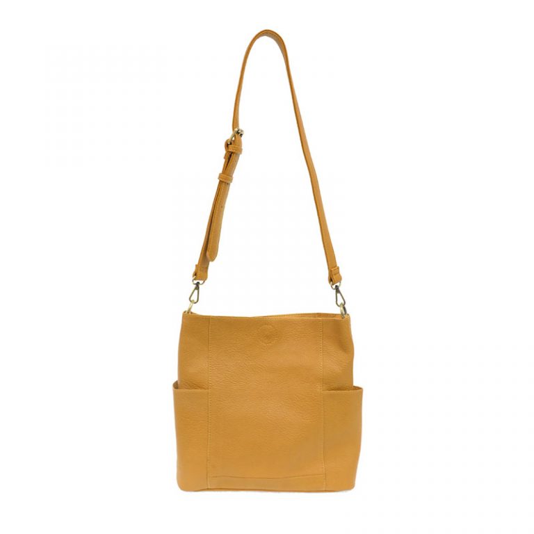 Kayleigh Crossbody Bucket Bag - Dijon - Merry Piglets