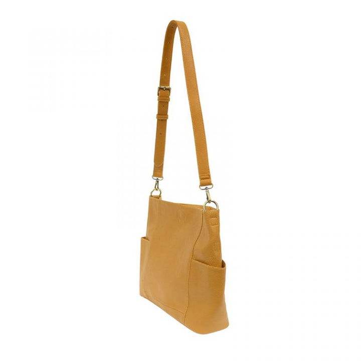 Kayleigh Crossbody Bucket Bag - Dijon - Merry Piglets