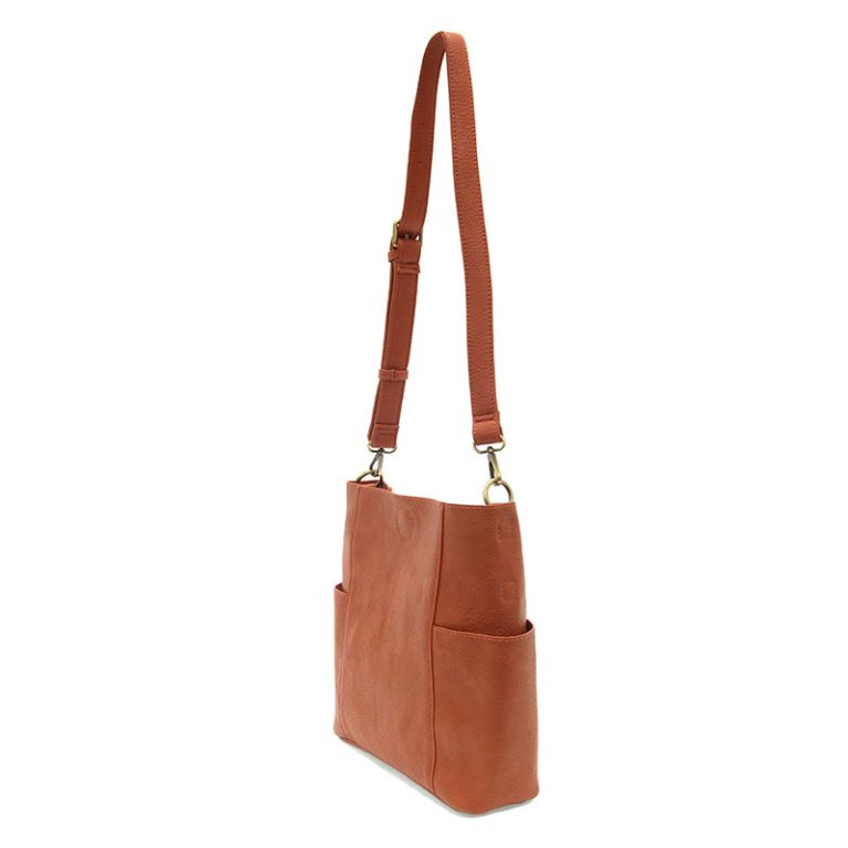 Kayleigh Crossbody Bucket Bag - Burnt Orange - Merry Piglets