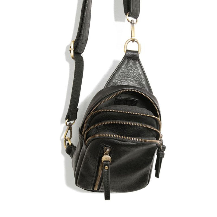 Skyler Sling Bag - Black - Merry Piglets