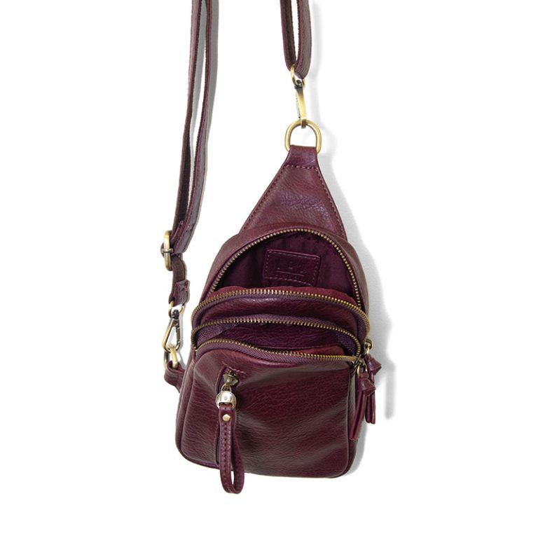 Skyler Sling Bag - Wine