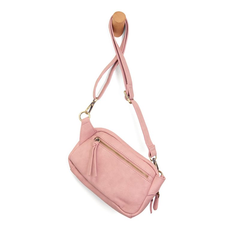 Kylie Belt or Crossbody Bag - Blush - Merry Piglets