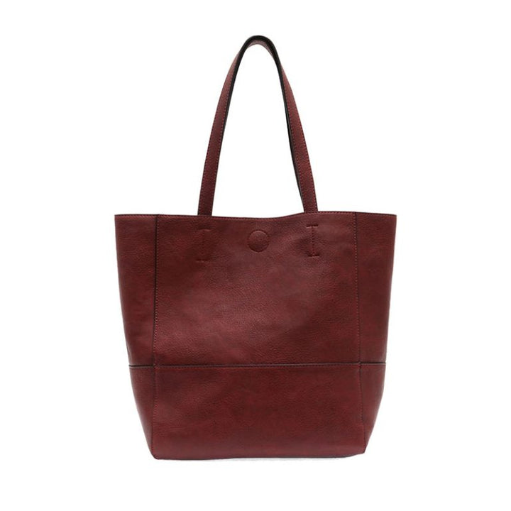 Sangria Faith Raw Edge Tote