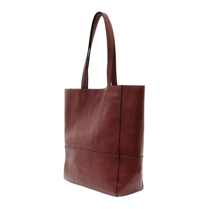 Sangria Faith Raw Edge Tote