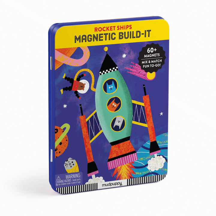 Rocket Ship Magnetic Build-It