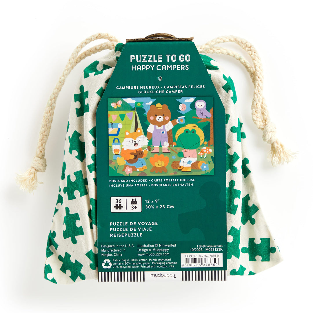 Puzzle to Go Happy Campers