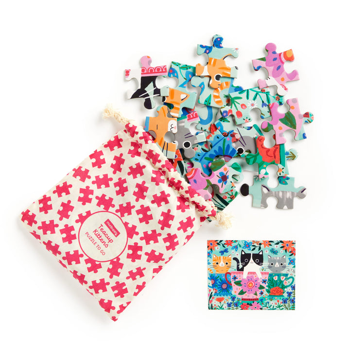 Teacup Kittens 36 Piece Puzzle To Go - Merry Piglets