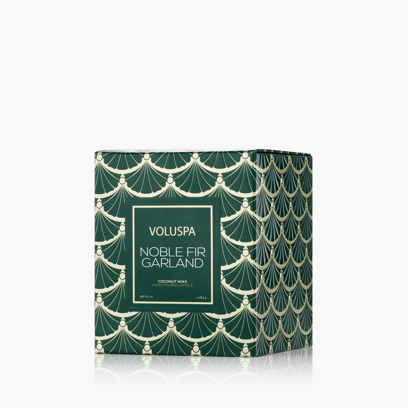 Noble Fir Garland Candle