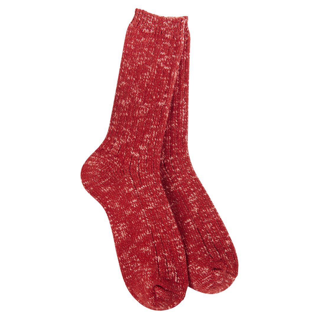 World's Softest Weekend Strawberry Crew Socks