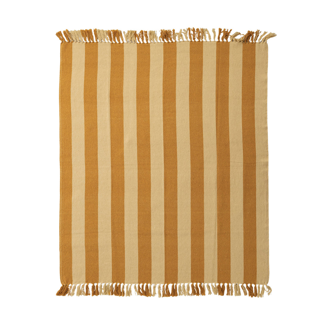Gold & Yellow Cotton Blend Throw