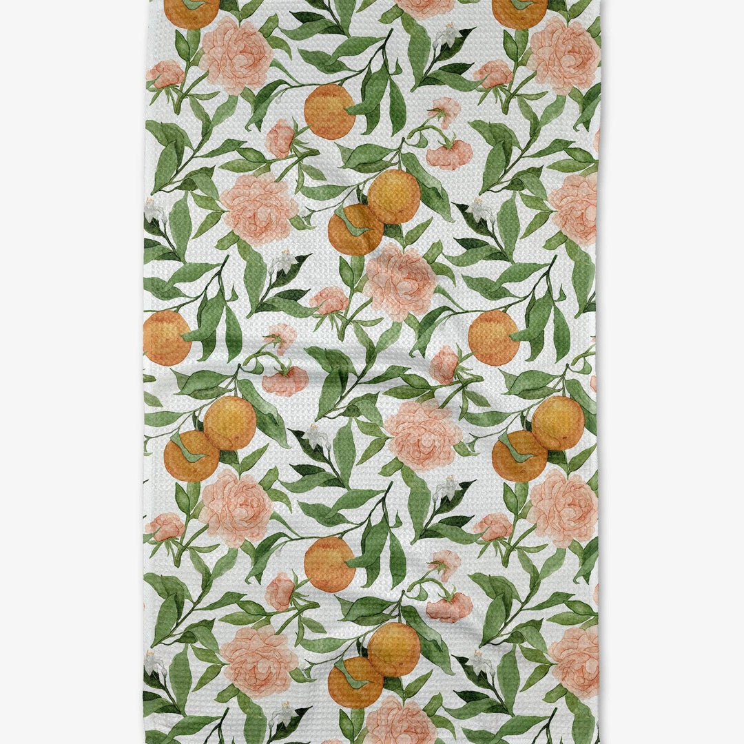 A Peony For Your Thoughts Tea Towel - Merry PigletsGeometry