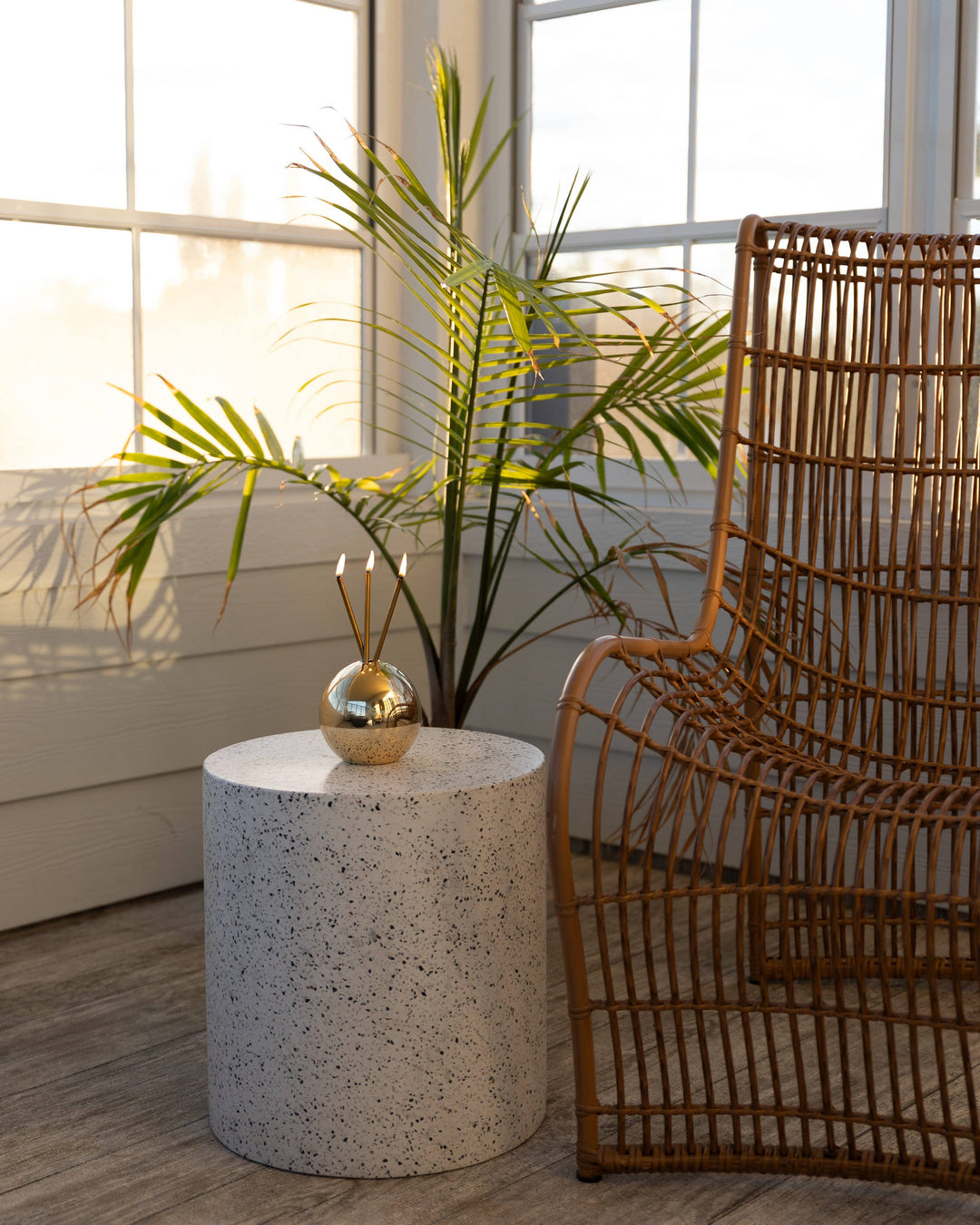 Gold Metallic Everlasting Neva Vase