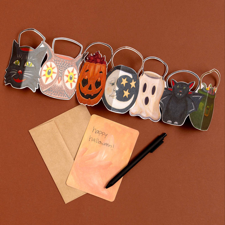 Spooky Sweets Halloween Accordion Greeting Card