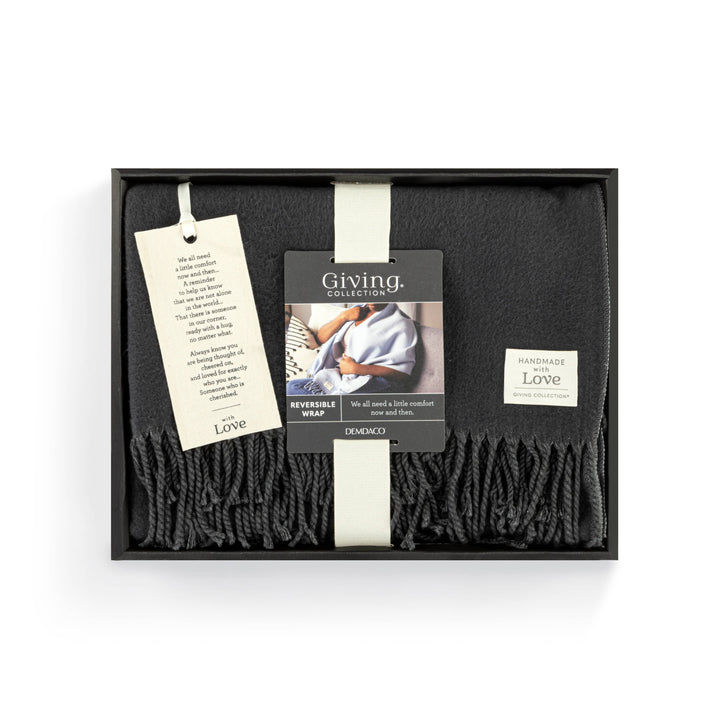 Charcoal Giving Wrap