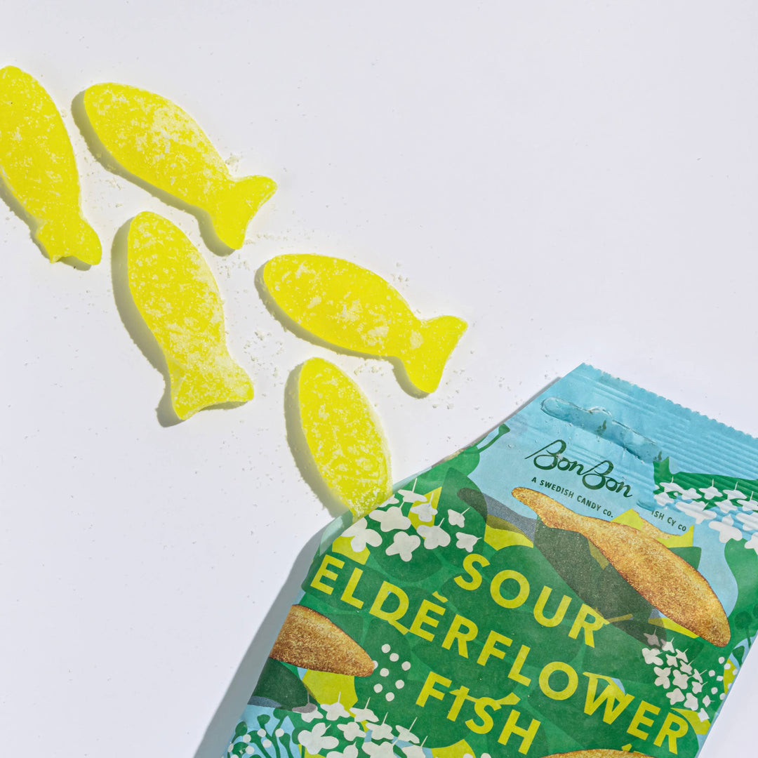 Sour Elderflower Fish Swedish Candy