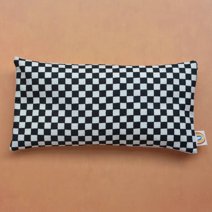 Weighted Lavender Eye Pillow: Checkerboard