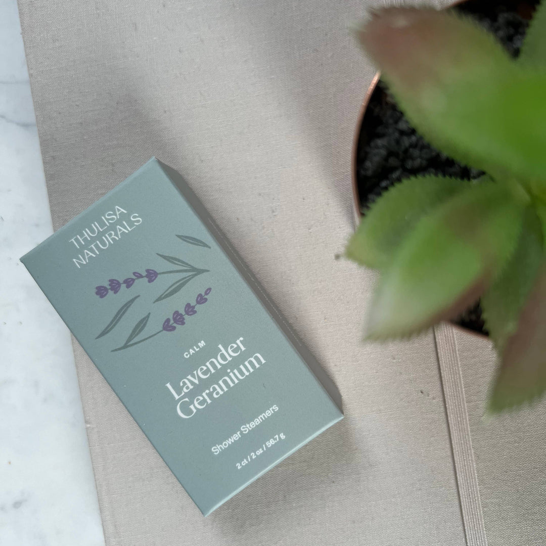 Lavender Geranium Shower Steamers
