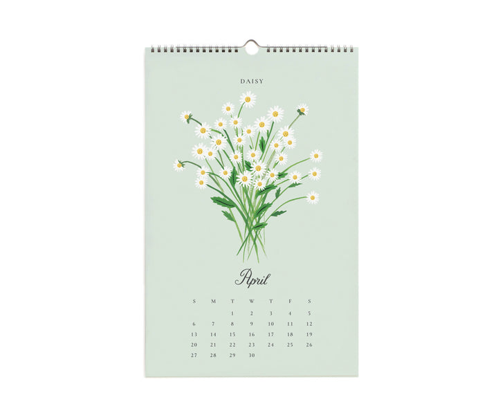 2025 Say It With Flowers Wall Calendar