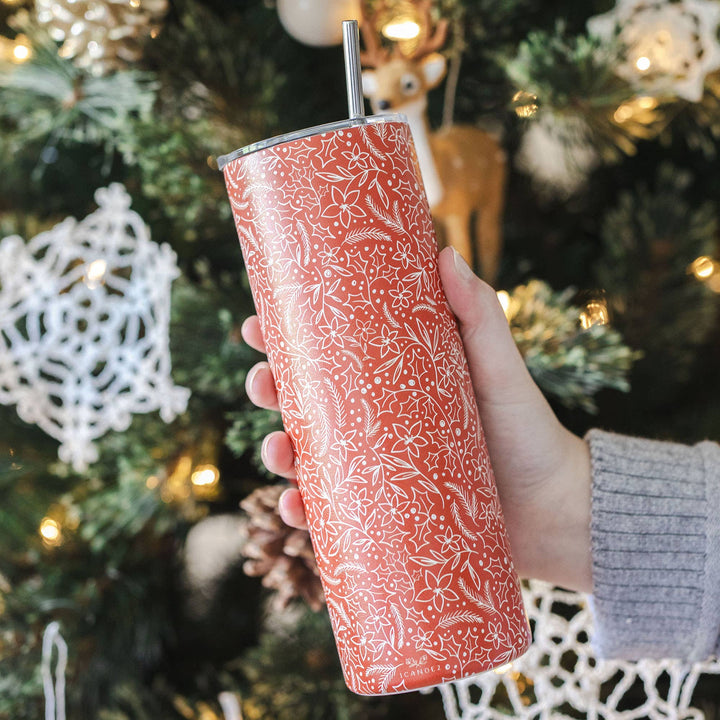 Holiday Tiny Floral Tumbler