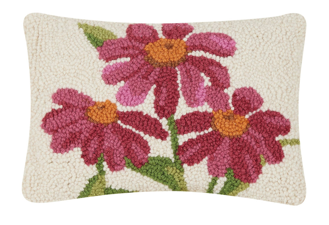 Coneflower Wool Pillow - Merry Piglets