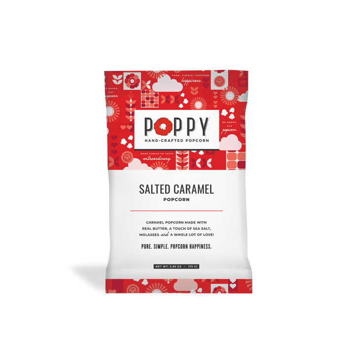 Salted Caramel Popcorn Snack Bag