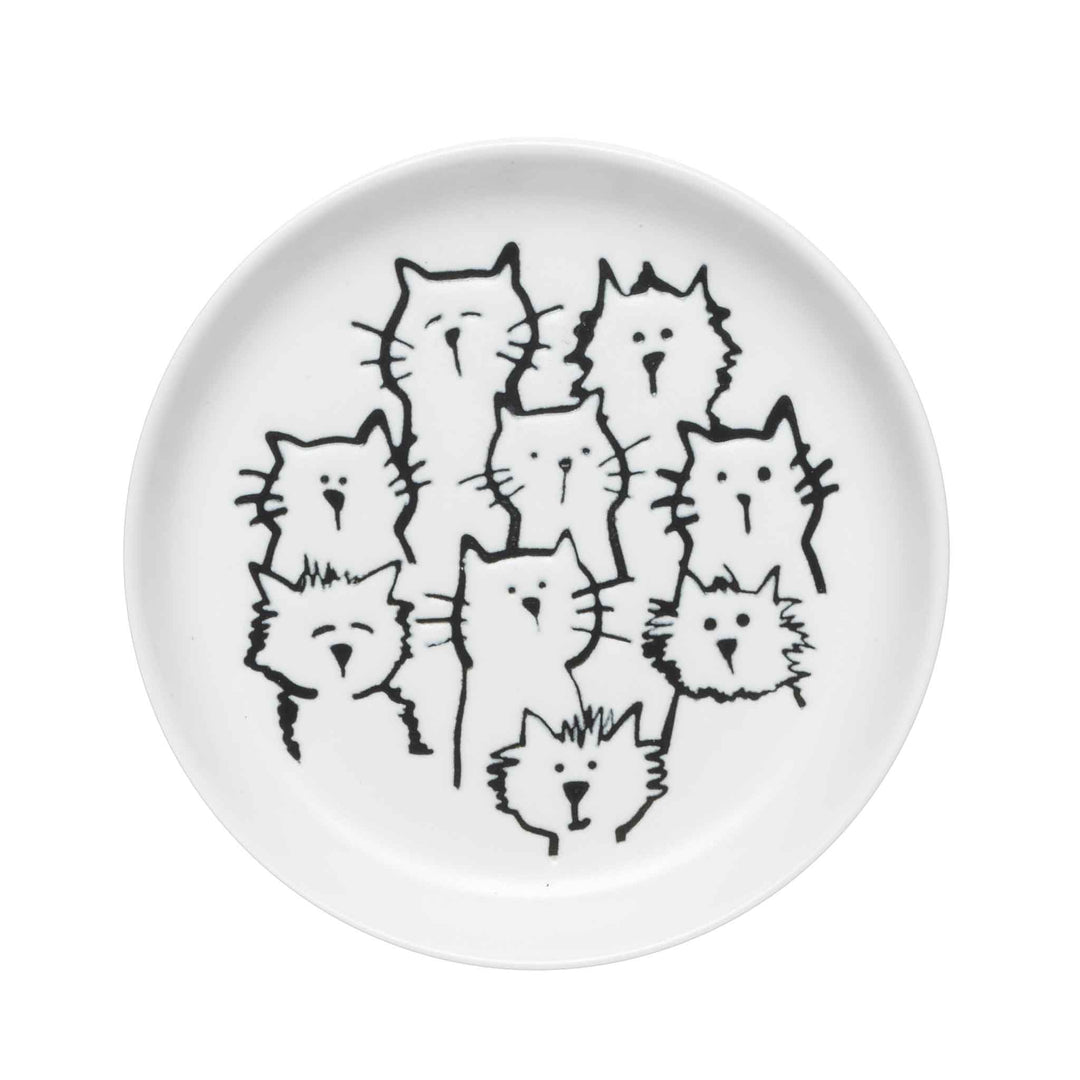 Random Cats Coaster Dish - Merry Piglets