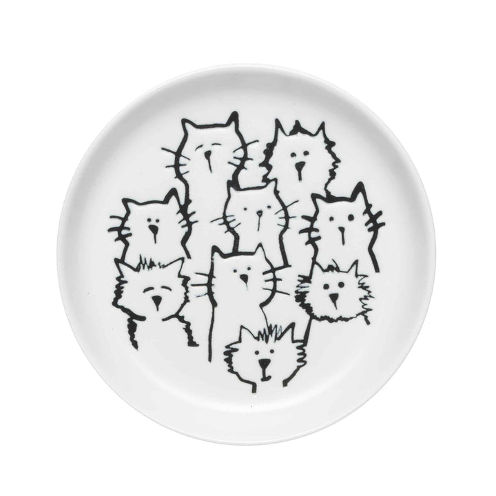 Random Cats Coaster Dish - Merry Piglets