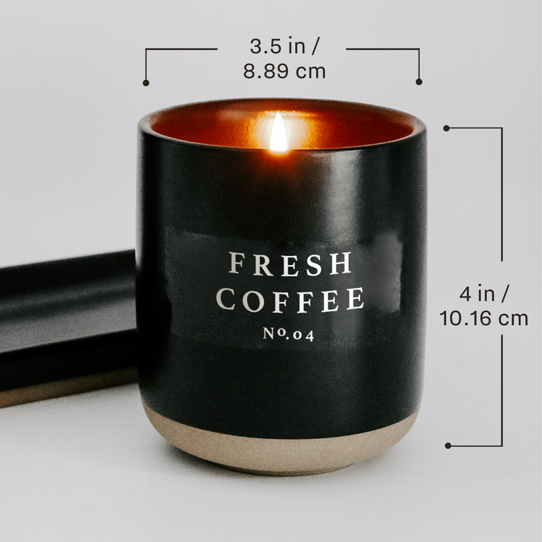 Fresh Coffee Soy Candle - Merry Piglets