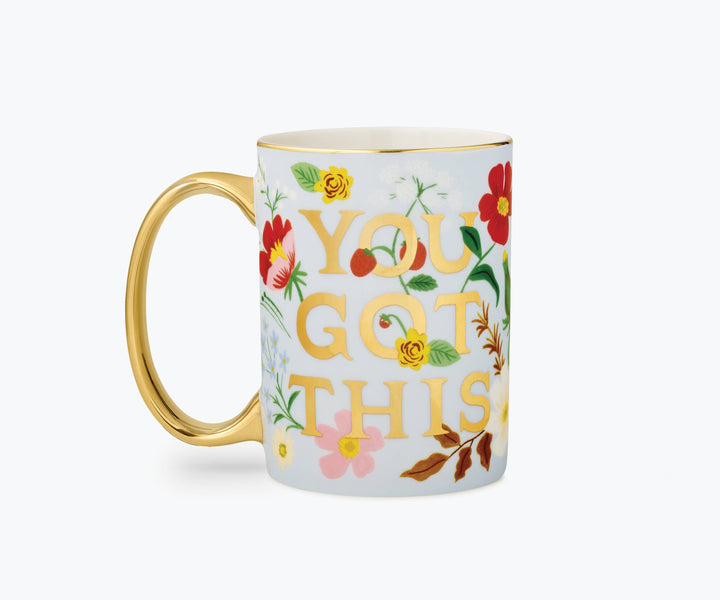 You Got This Porcelain Mug - Merry Piglets