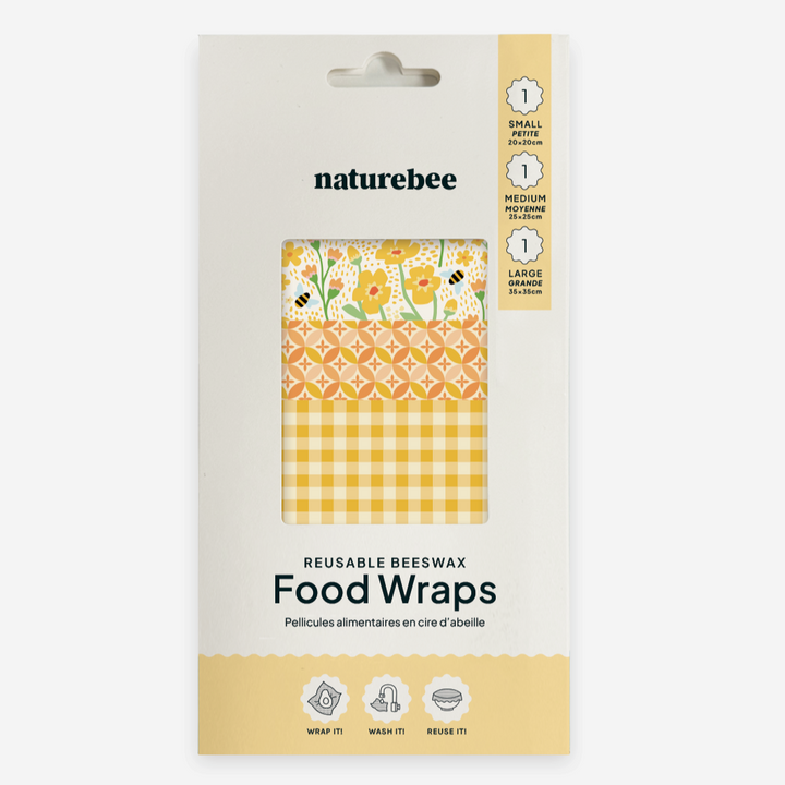 Beeswax Wrap Variety Set - Yellow - Merry Piglets