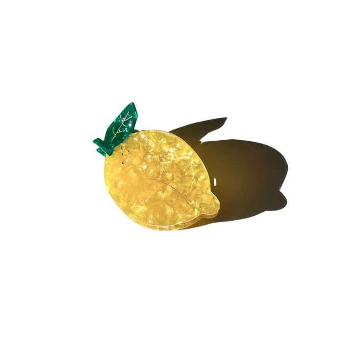 Lemon Fruit Claw Hair Clip