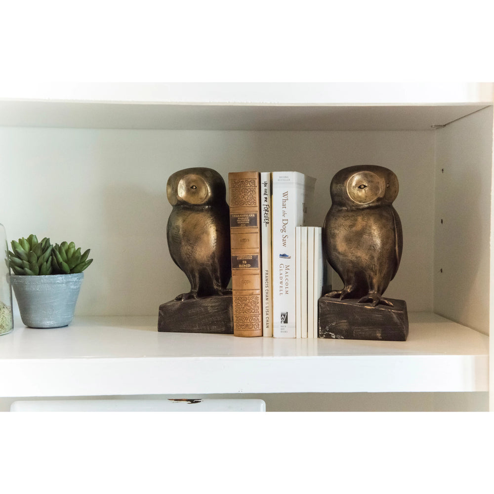 Owl Bookends, Set of 2 - Merry Piglets