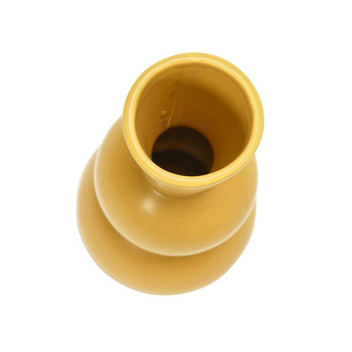 Mustard Curvy Vase