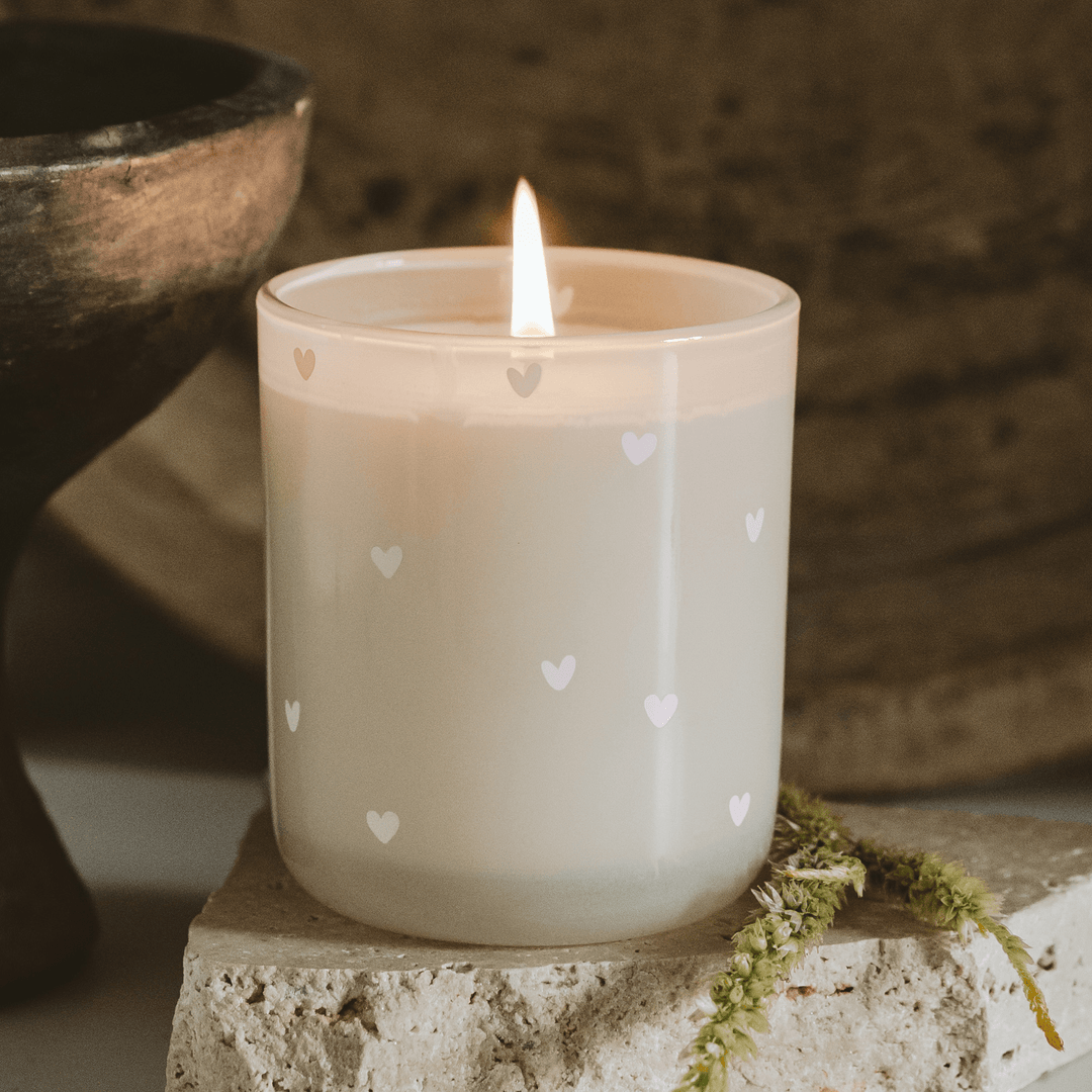 All Over Hearts Candles - Merry PigletsSweet Water Decor