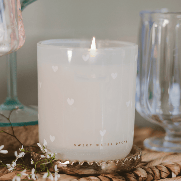 All Over Hearts Candles - Merry PigletsSweet Water Decor