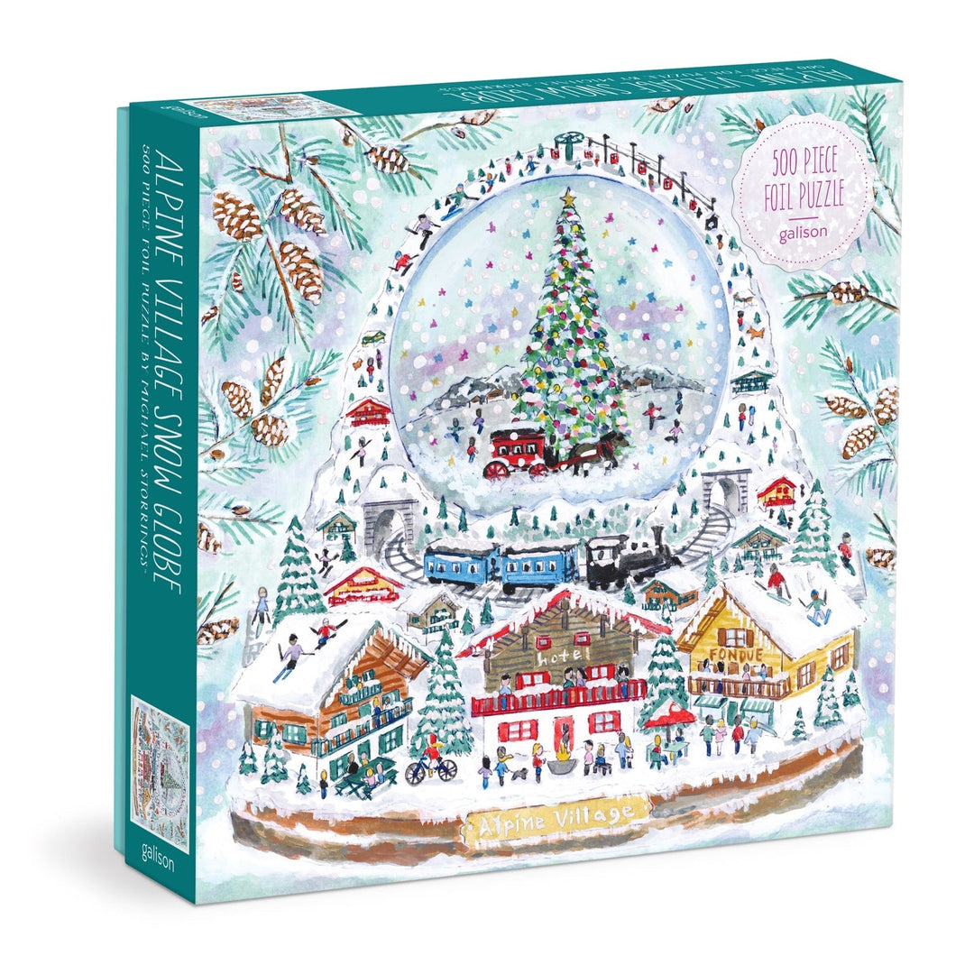 Alpine Village 500 Piece Puzzle - Merry PigletsGalison