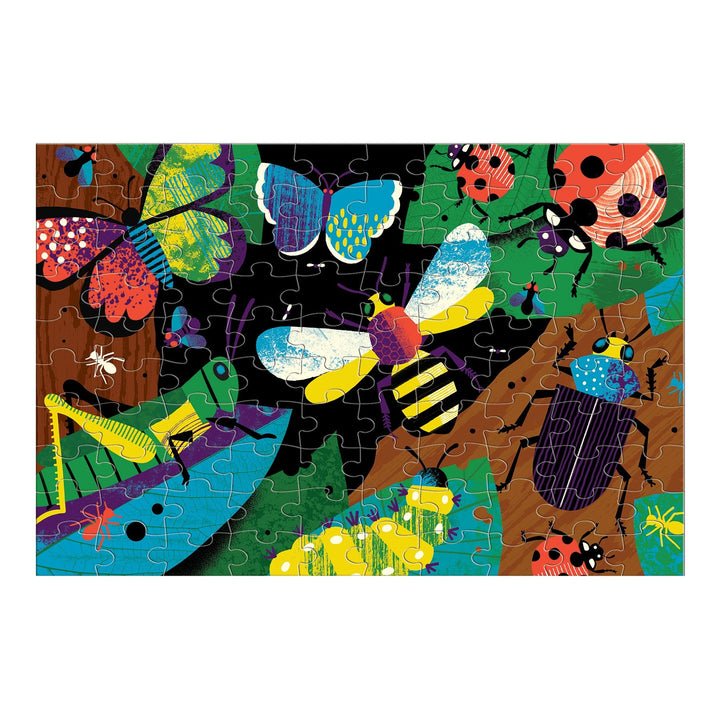 Amazing Insects 100 Piece Glow in the Dark Puzzle - Merry PigletsMudpuppy