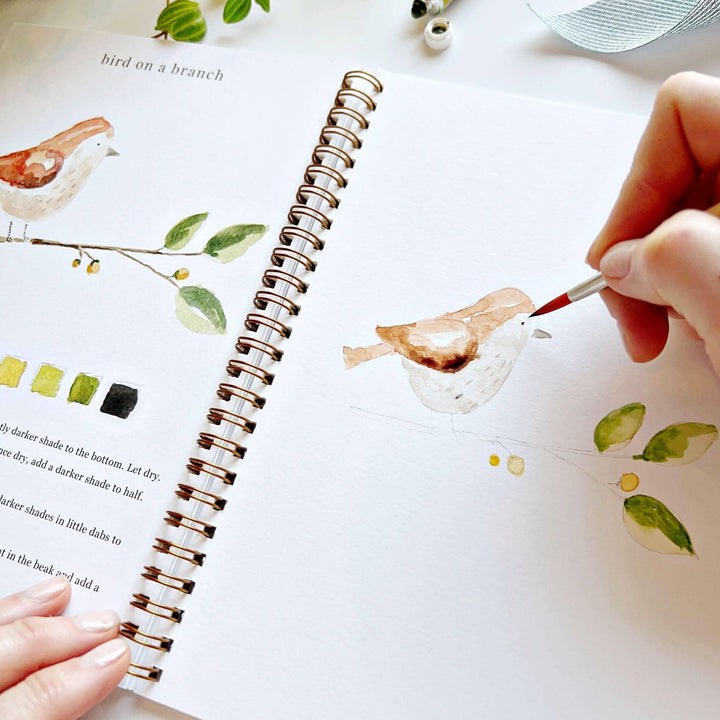 Animals Watercolor Workbook - Merry Pigletsemily lex studio