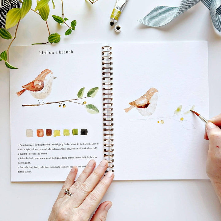 Animals Watercolor Workbook - Merry Pigletsemily lex studio