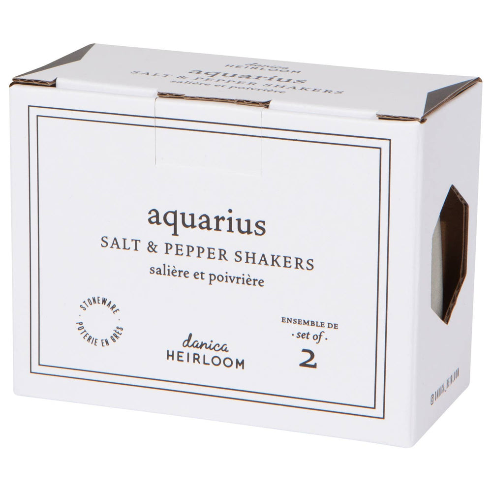 Aquarius Sage Salt & Pepper Shakers - Merry PigletsDanica Heirloom