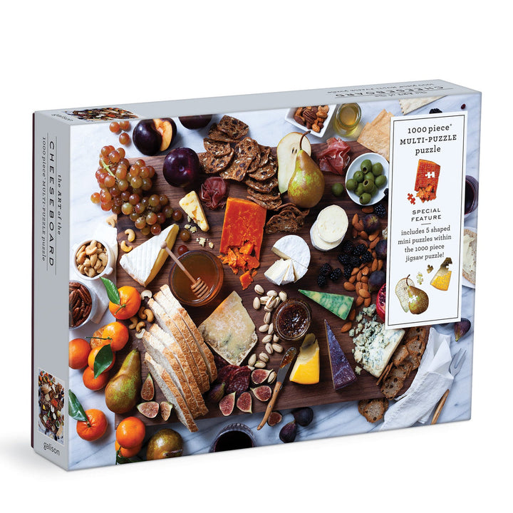 Art of the Cheeseboard 1000 Piece Puzzle - Merry Piglets