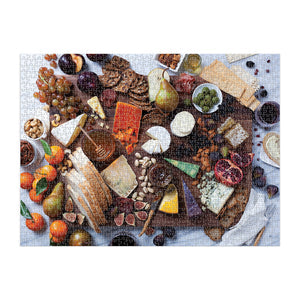 Art of the Cheeseboard 1000 Piece Puzzle - Merry Piglets