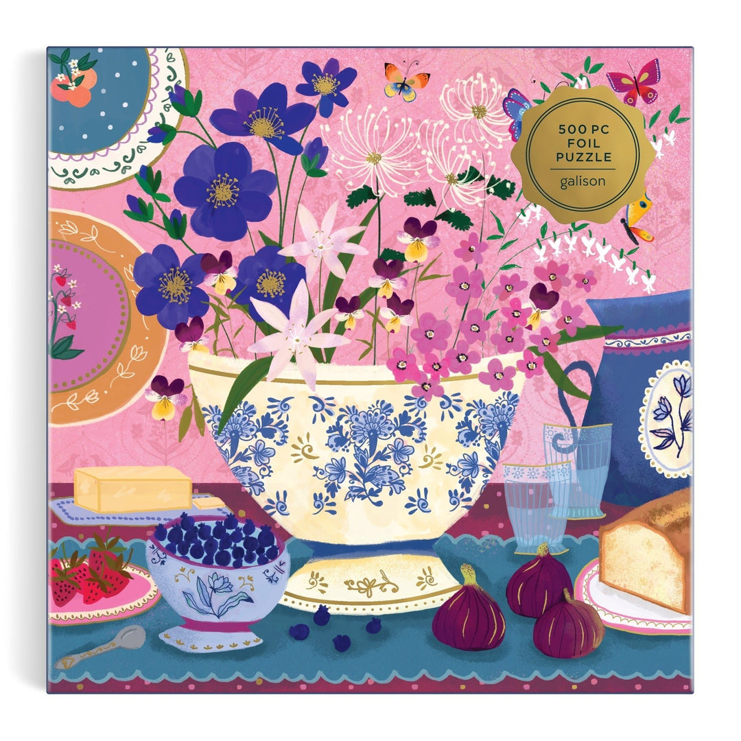 Art of the Table 500 Piece Puzzle - Merry PigletsGalison