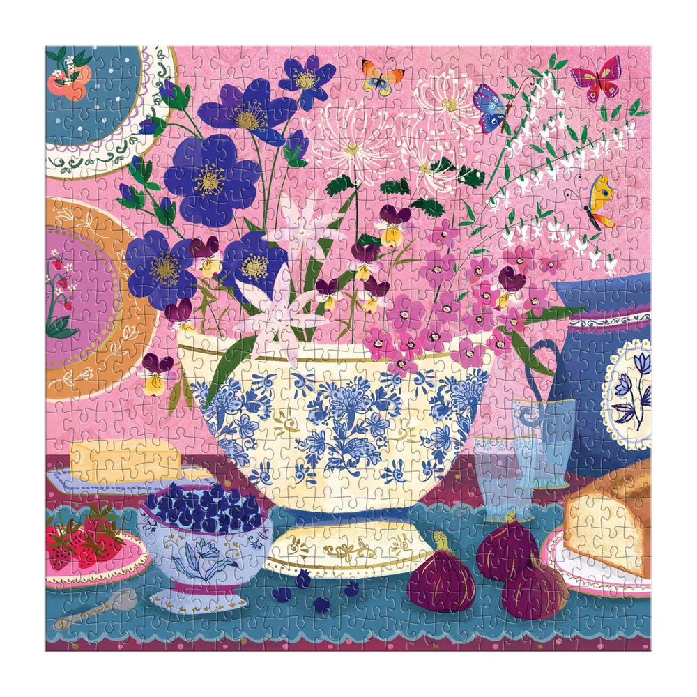 Art of the Table 500 Piece Puzzle - Merry PigletsGalison