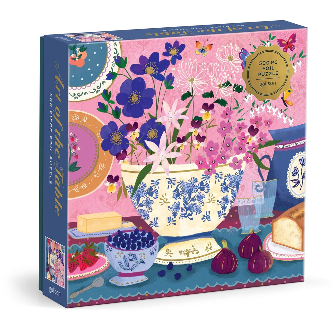 Art of the Table 500 Piece Puzzle - Merry PigletsGalison
