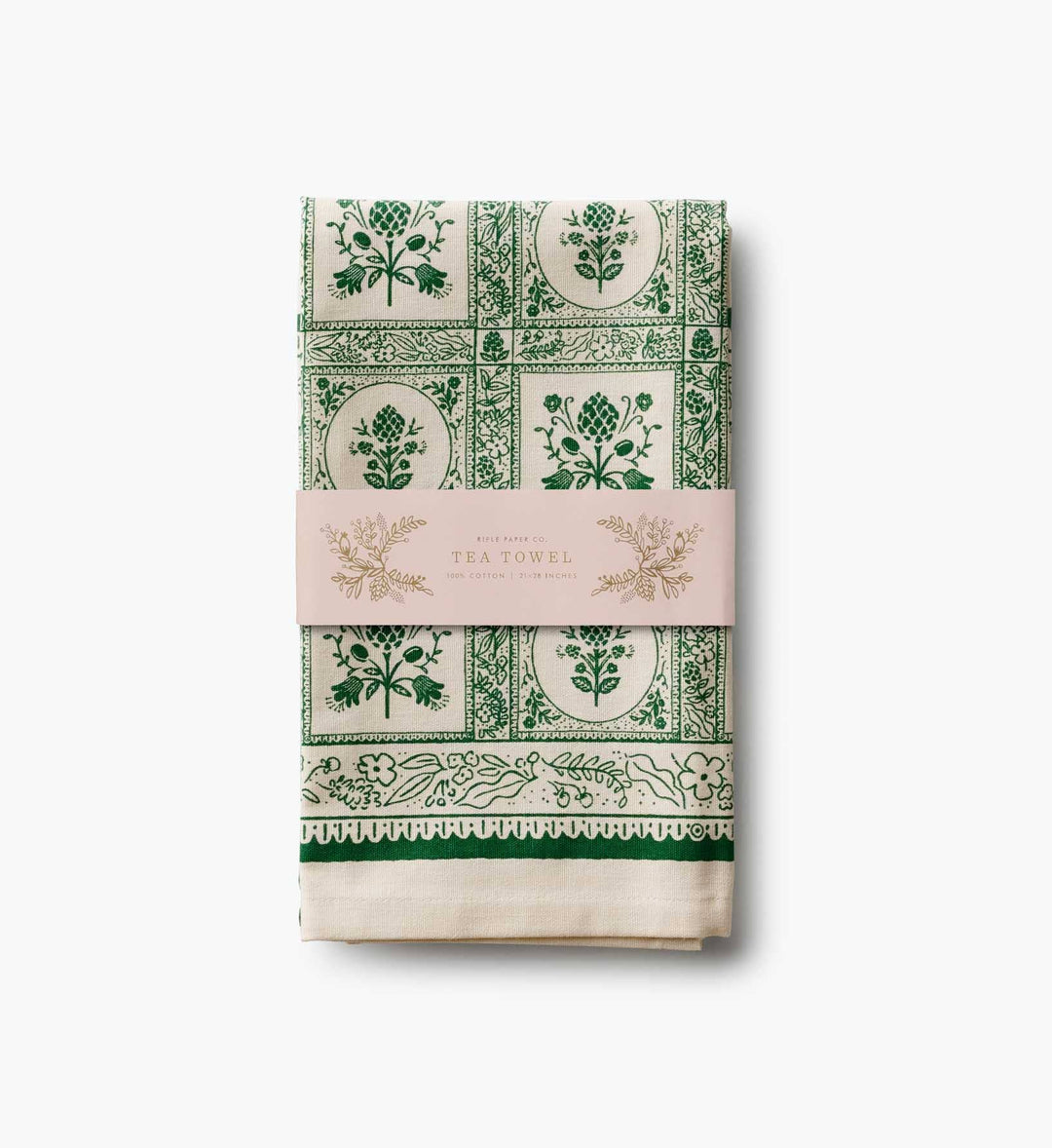 Artichoke Tea Towel - Merry PigletsRifle Paper Co.