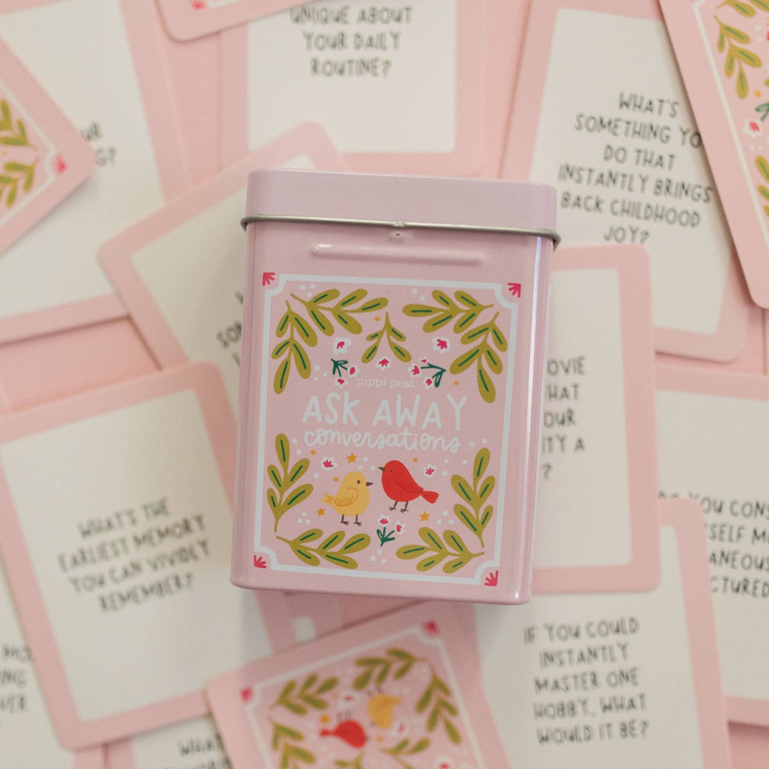 Ask Away Conversation Cards - Merry PigletsPippi Post