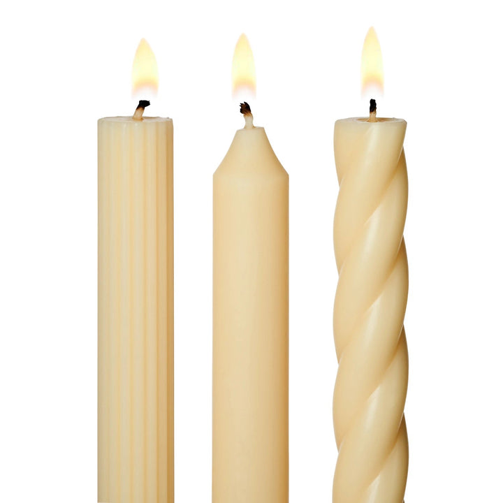 Assorted Taper Candles 3 - Pack - Merry PigletsIllume