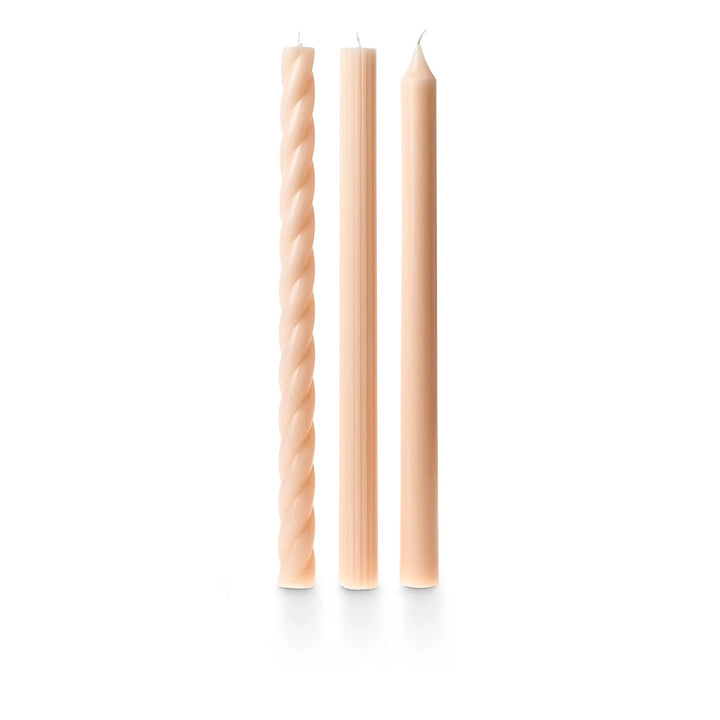 Assorted Taper Candles 3 - Pack - Merry PigletsIllume